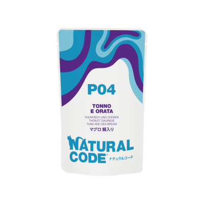 NATURAL CODE　NCP4 マグロ 鯛入りパウチタイプ 70g