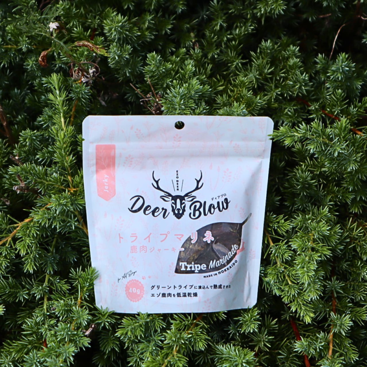 ディアブロ　トライプマリネ　エゾ鹿肉ジャーキー 40g