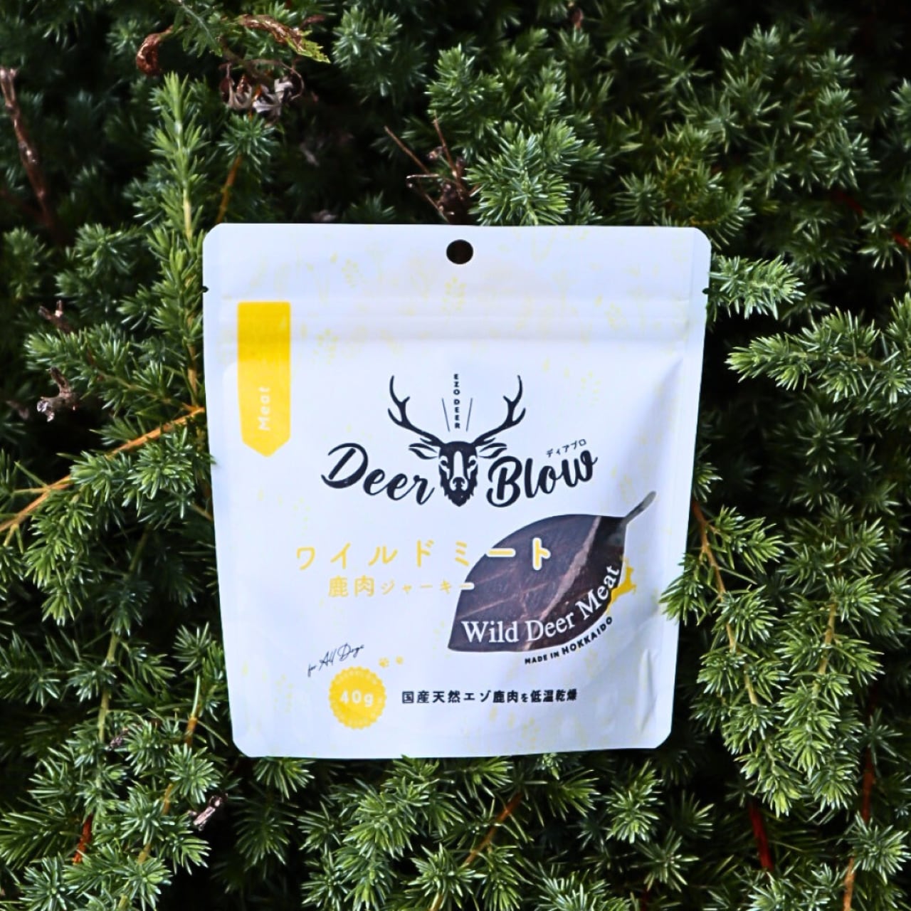 ディアブロ　ワイルドミート　エゾ鹿肉ジャーキー 40g
