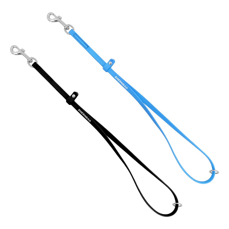 shernbao 撥水トリミングリードセット ブラック＆ブルー