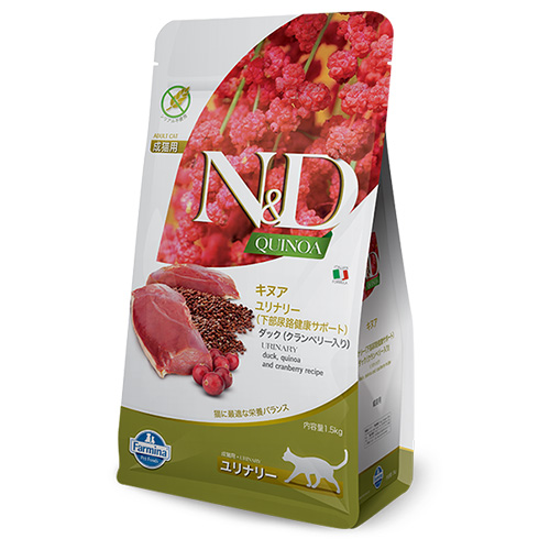 N&D キヌア ユリナリー(下部尿路)成猫用 1.5kg