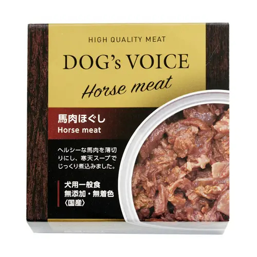 DOG's VOICE　馬肉ほぐし缶　85g