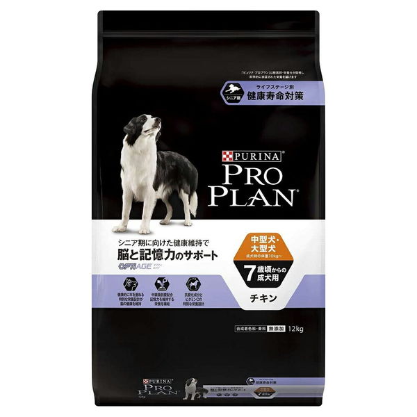 プロプラン オプティエイジ 中・大型犬 7歳～ 成犬用チキン 12kg