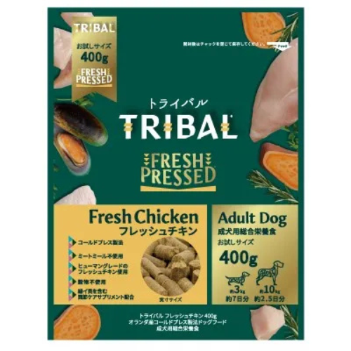 TRIBAL トライバル フレッシュ チキン 400g