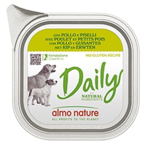 アルモネイチャー デイリーメニュードッグ (221) チキンとエンドウ豆入りお肉のご馳走 100g