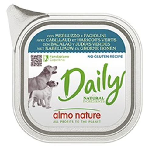 アルモネイチャー デイリーメニュードッグ (224) たらとグリーンビーンズ入りお肉のご馳走 100g