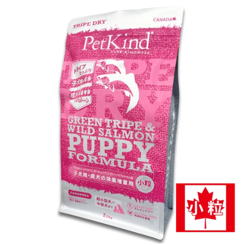 ペットカインド TDパピー＆ウェイトアップ グリーントライプ＆サーモン小粒 2.72g