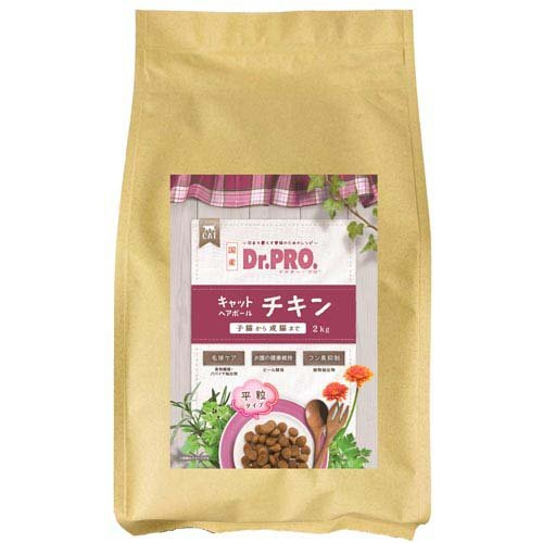 Dr.PRO キャットヘアボール チキン 2kg