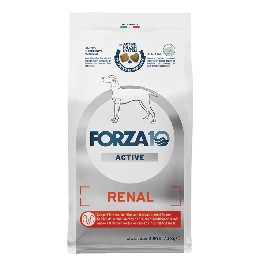 FORZA 10 Renal Active リナール アクティブ 中粒4kg 【腎臓の健康維持】