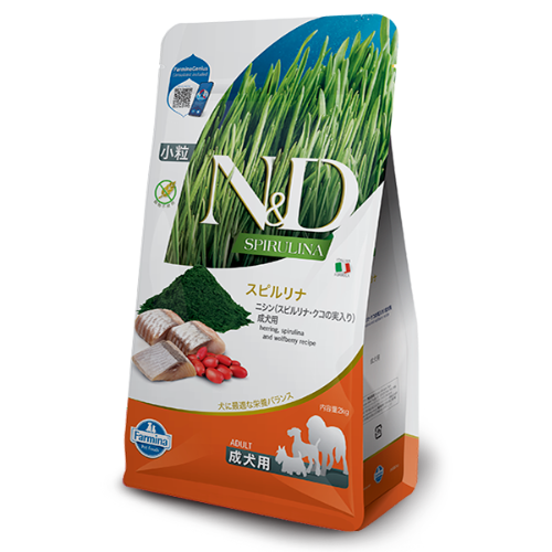 N&D スピルリナ ニシン(スピルリナ・クコの実入り)成犬用 2kg