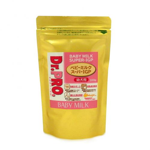 Dr.PRO ベビーミルクスーパーIGP幼犬用               100g