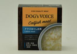 DOG's VOICE　なまずほぐし水煮缶　85g